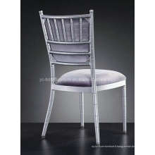 Chaise de mariage de banquet de tissu gris haut-classé (YC-A37)